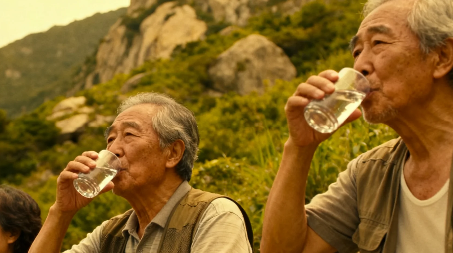 喝水